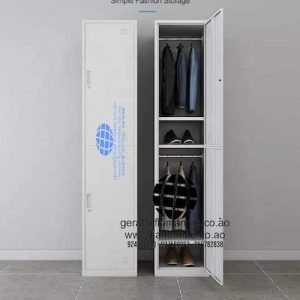 Cacifo Metálico De 2 Portas – Cor Cinza
