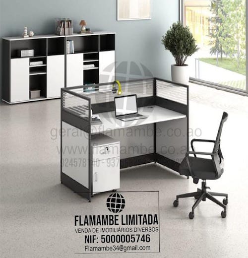 Estação de Trabalho com 2 Postos – Design Funcional e Elegante