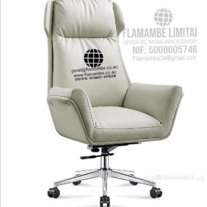Cadeira Executiva De Couro Genuíno – Conforto E Elegância Para O Seu Escritório