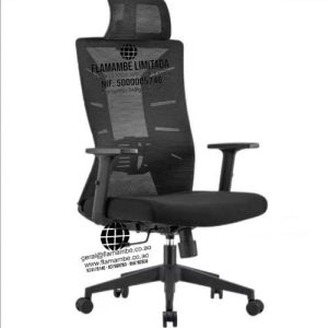 Cadeira Executiva Ergonômica com Encosto Alto e Apoio para Cabeça – Conforto e Estilo para Seu Escritório