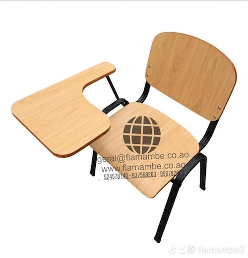 Cadeira Universitária com Prancheta