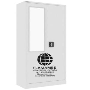 Roupeiro Metálico Branco – Descrição para Venda