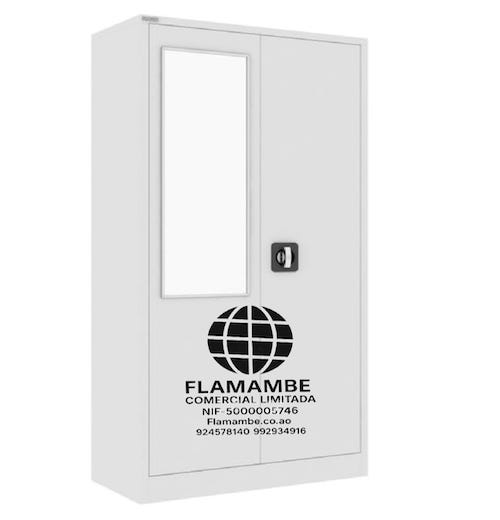 Roupeiro Metálico Branco – Descrição para Venda