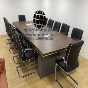 Mesa de Reuniões Retangular – 10 Lugares