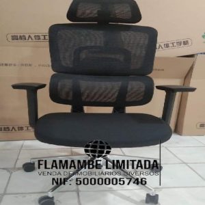 Cadeira Executiva Ergonômica com Encosto de Cabeça