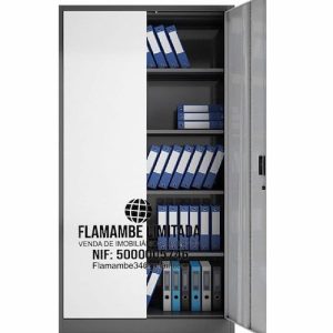 Armário de metal com 5 prateleiras – alta durabilidade e organização eficiente